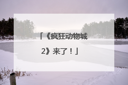 《疯狂动物城2》来了！
