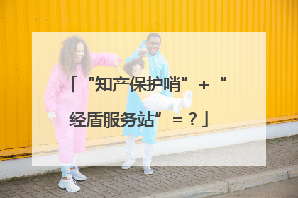 “知产保护哨”+“经盾服务站”=？