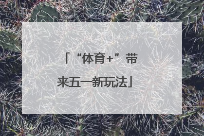 “体育+”带来五一新玩法