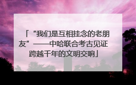 “我们是互相挂念的老朋友”——中哈联合考古见证跨越千年的文明交响