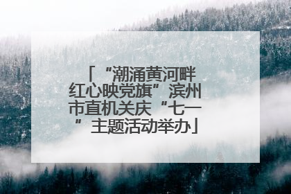 “潮涌黄河畔 红心映党旗”滨州市直机关庆“七一”主题活动举办