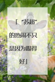 “苏超”的热闹不只是因为踢得好