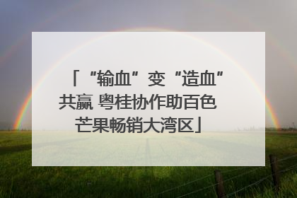 “输血”变“造血”共赢 粤桂协作助百色芒果畅销大湾区