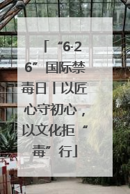 “6·26”国际禁毒日丨以匠心守初心，以文化拒“毒”行