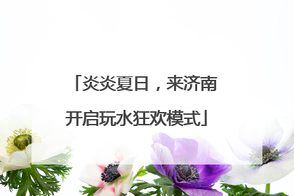 炎炎夏日，来济南开启玩水狂欢模式