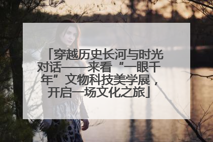 穿越历史长河与时光对话——来看“一眼千年”文物科技美学展，开启一场文化之旅