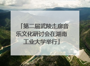 第二届武陵走廊音乐文化研讨会在湖南工业大学举行