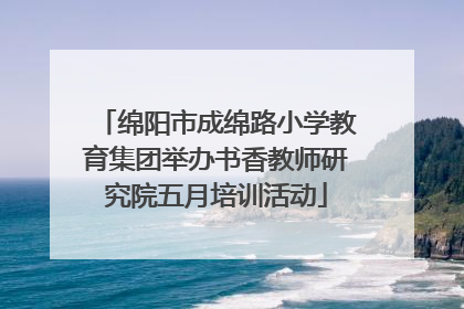 绵阳市成绵路小学教育集团举办书香教师研究院五月培训活动