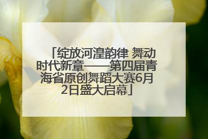 绽放河湟韵律 舞动时代新章——第四届青海省原创舞蹈大赛6月2日盛大启幕