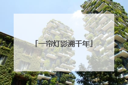 一帘灯影溯千年