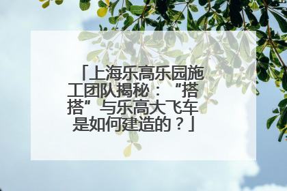 上海乐高乐园施工团队揭秘：“搭搭”与乐高大飞车是如何建造的？