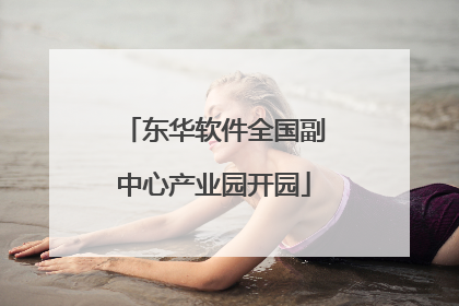 东华软件全国副中心产业园开园