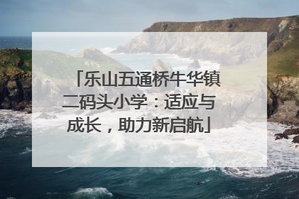 乐山五通桥牛华镇二码头小学：适应与成长，助力新启航