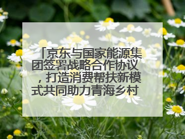 京东与国家能源集团签署战略合作协议，打造消费帮扶新模式共同助力青海乡村振兴发展