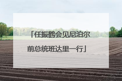任振鹤会见尼泊尔前总统班达里一行