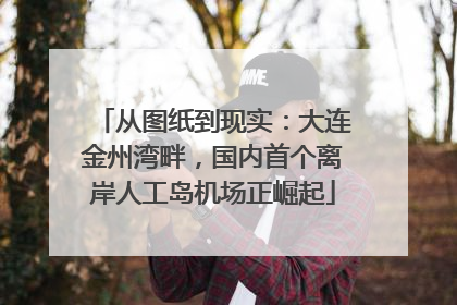 从图纸到现实：大连金州湾畔，国内首个离岸人工岛机场正崛起