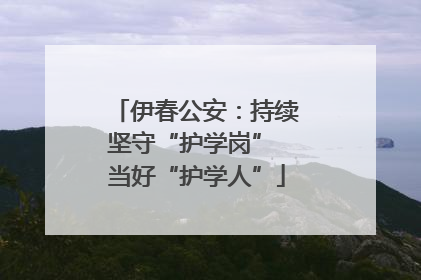 伊春公安：持续坚守“护学岗” 当好“护学人”