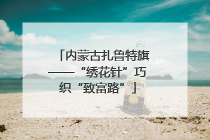 内蒙古扎鲁特旗——“绣花针”巧织“致富路”