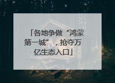 各地争做“鸿蒙第一城”，抢夺万亿生态入口