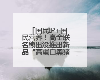 国民IP+国民营养！高金联名熊出没推出新品“高蛋白黑猪午餐肉”
