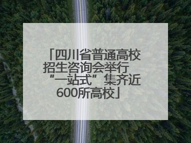 四川省普通高校招生咨询会举行 “一站式”集齐近600所高校
