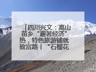 四川兴文：高山苗乡“避暑经济”热，特色旅游铺就致富路丨“石榴花开”四川行⑧