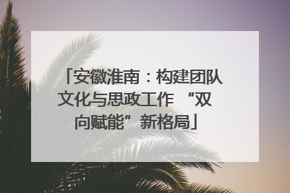 安徽淮南：构建团队文化与思政工作 “双向赋能”新格局
