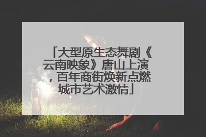 大型原生态舞剧《云南映象》唐山上演，百年商街焕新点燃城市艺术激情