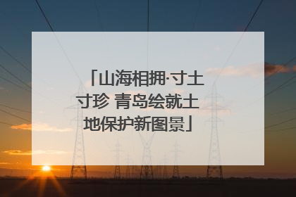 山海相拥·寸土寸珍 青岛绘就土地保护新图景