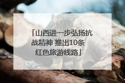山西进一步弘扬抗战精神 推出10条红色旅游线路