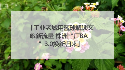 工业老城用篮球解锁文旅新流量 株洲“厂BA”3.0焕新归来