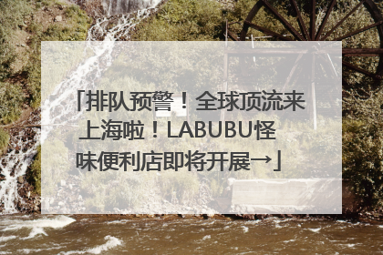 排队预警！全球顶流来上海啦！LABUBU怪味便利店即将开展→