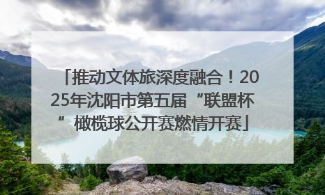 推动文体旅深度融合！2025年沈阳市第五届“联盟杯”橄榄球公开赛燃情开赛