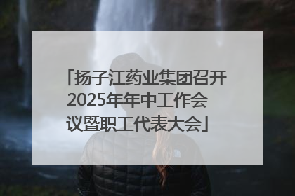 扬子江药业集团召开2025年年中工作会议暨职工代表大会