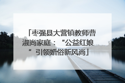 枣强县大营镇教师曹淑尚家庭：“公益红娘”引领婚俗新风尚