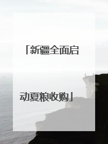 新疆全面启动夏粮收购