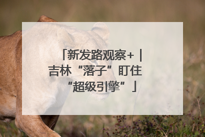 新发路观察+｜吉林“落子”盯住“超级引擎”