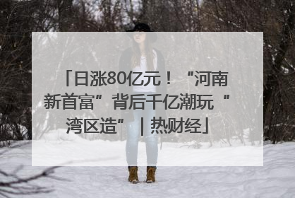 日涨80亿元！“河南新首富”背后千亿潮玩“湾区造”｜热财经
