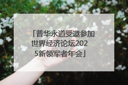普华永道受邀参加世界经济论坛2025新领军者年会