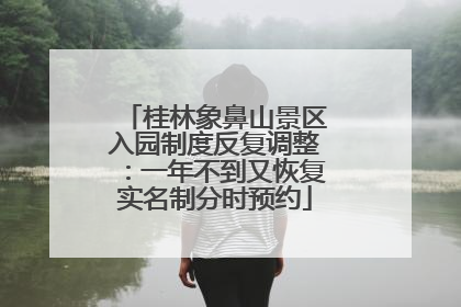 桂林象鼻山景区入园制度反复调整：一年不到又恢复实名制分时预约