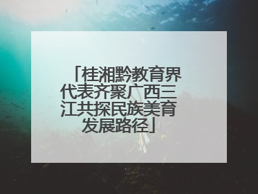 桂湘黔教育界代表齐聚广西三江共探民族美育发展路径