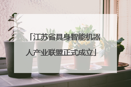 江苏省具身智能机器人产业联盟正式成立