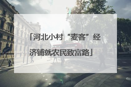 河北小村“麦客”经济铺就农民致富路