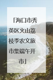 海口市秀英区火山荔枝季农文旅市集端午开市