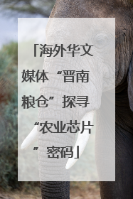 海外华文媒体“晋南粮仓”探寻“农业芯片”密码