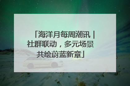 海洋月每周潮讯｜社群联动，多元场景共绘蔚蓝新章