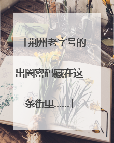 荆州老字号的出圈密码藏在这条街里……