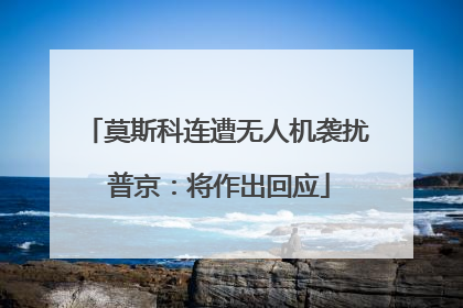 莫斯科连遭无人机袭扰 普京：将作出回应