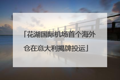 花湖国际机场首个海外仓在意大利揭牌投运
