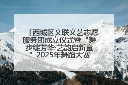 西城区文联文艺志愿服务团成立仪式暨“舞步绽芳华·艺韵启新章”2025年舞蹈大赛展演圆满举办